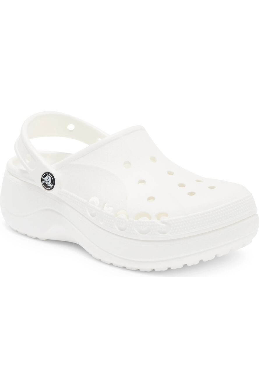 Crocs Women's Baya Platform Clog in White